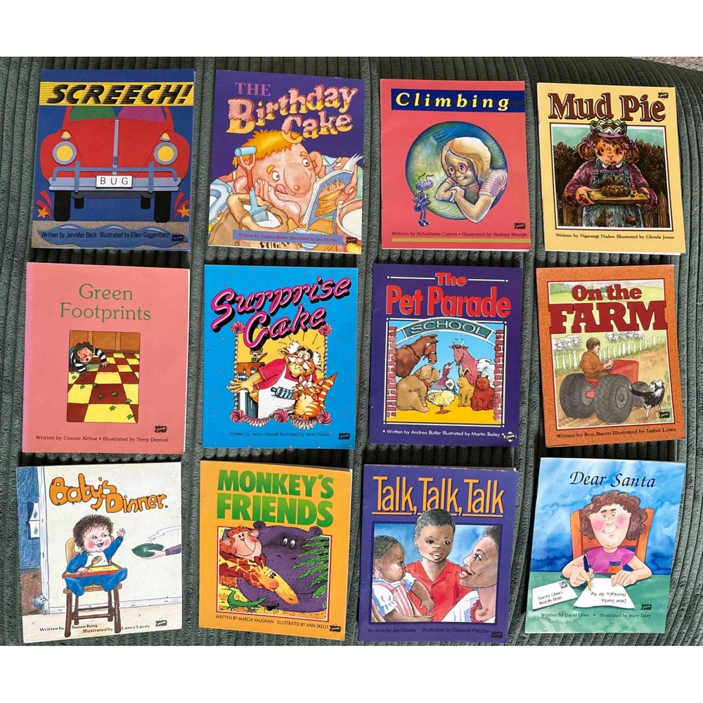 Lot of 12 Rigby Literacy 2000 Leveled Readers Kindergarten 1st Grade Vintage